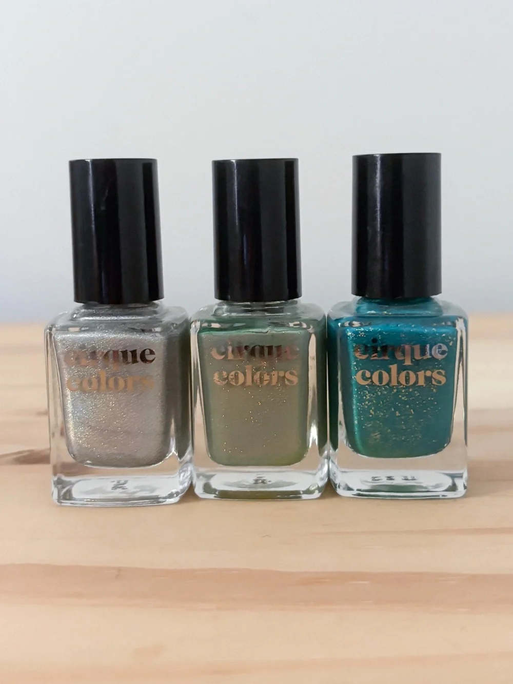 Cirque Colors Nail Polish bundle - Subculture, Succulent Garden, Aegean